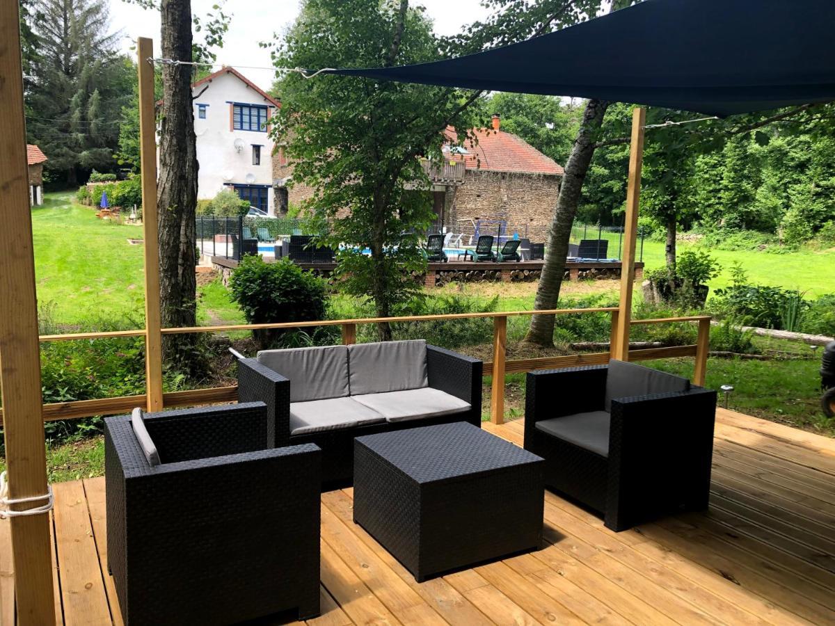 Luxury Glamping @Moulin Des Forges Moutier-Malcard Exterior foto