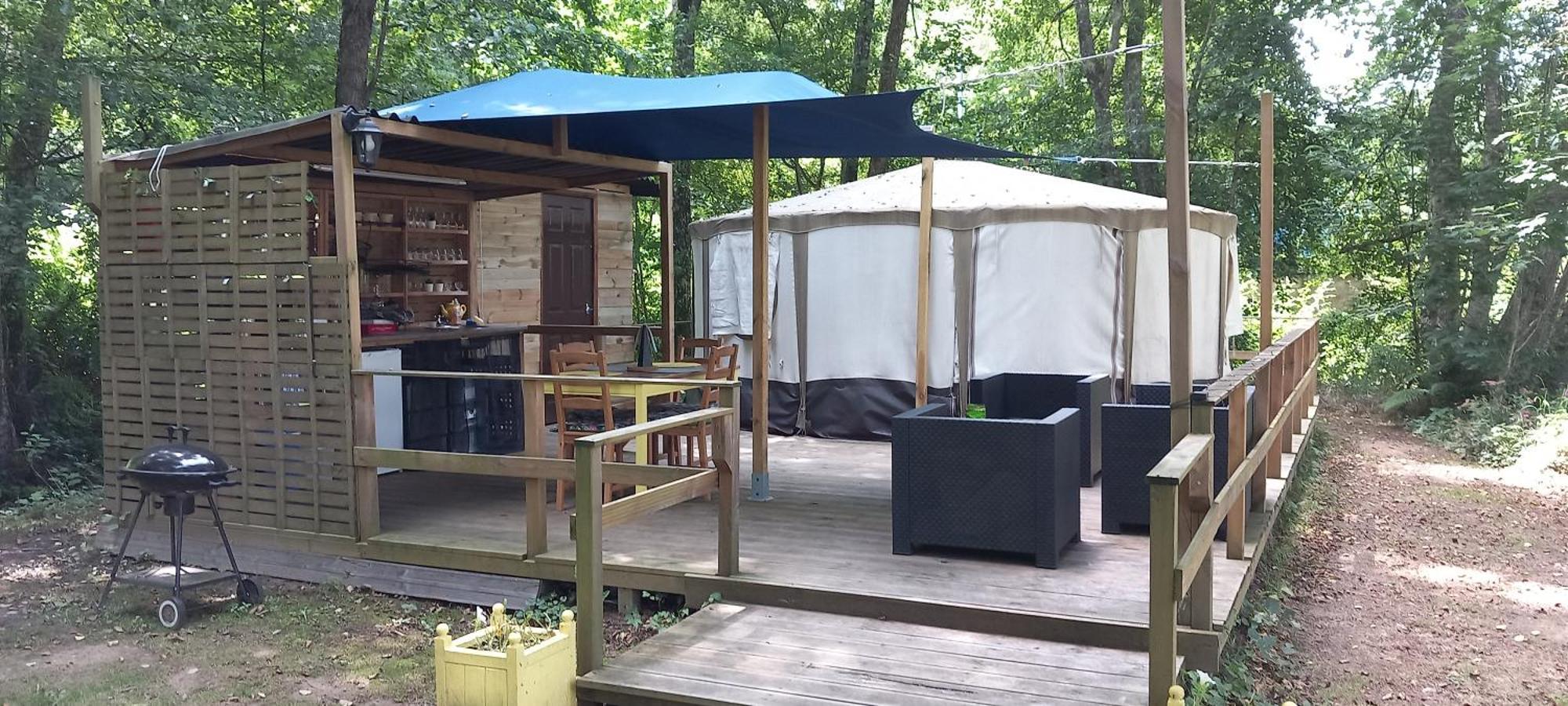 Luxury Glamping @Moulin Des Forges Moutier-Malcard Exterior foto